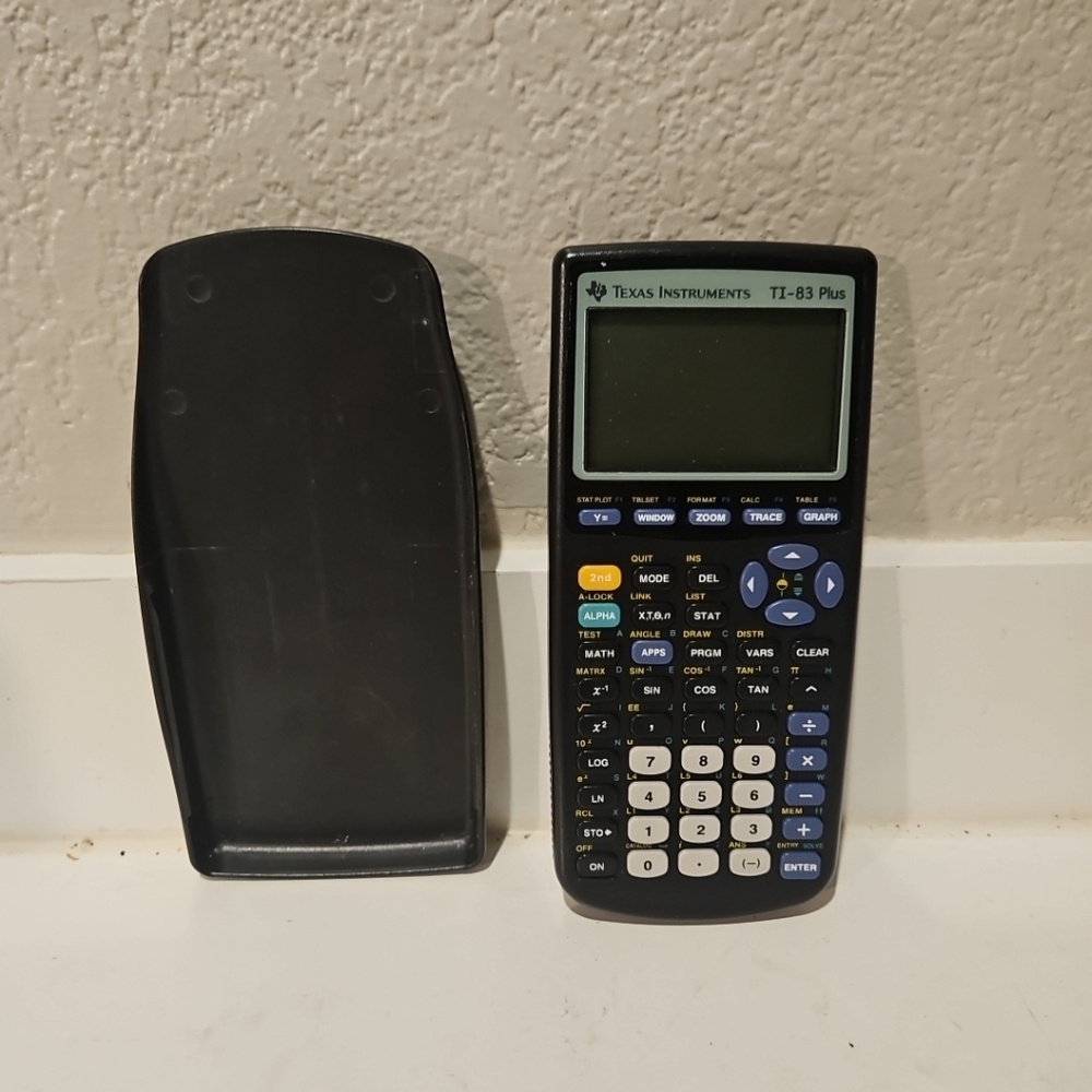 Texas Instruments TI-83 Plus + Graphing Calculator  CLEANED TESTED Fast Ship